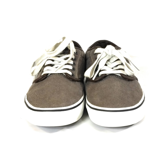 Vans Atwood Washed Brown Canvas Low Top Skater Shoes Sneakers Mens Size 7.5 - Picture 10 of 10